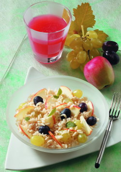 Früchtereis mit Molkedrink Schöne Haut Diät