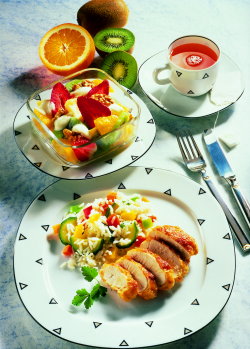 Gemüsereis mit Huhn